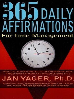 cover image of 365 Daily Affirmations for Time Management